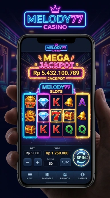 Layar utama melody77 — antarmuka bersih setelah instalasi